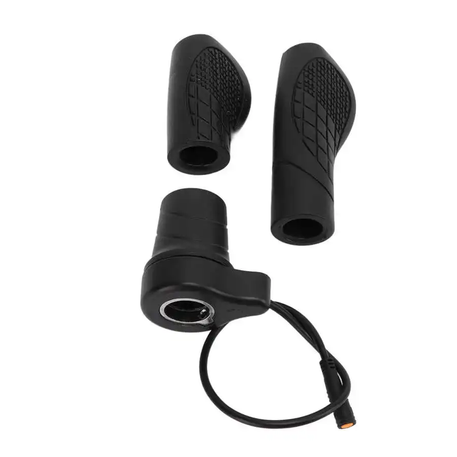 Electric Bicycle Twist Throttle Grips 76X Left Half Handle Waterproof Electric Bike Accelerator Bafang BBSHD BBS02 electric bike accessories