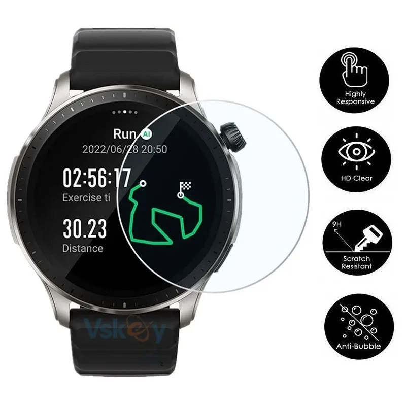 3PCS Ʈ ġ ũ  Amazfit GTR4  ȭ  Ƽ ũġ ʸ Amazfit GTR 4