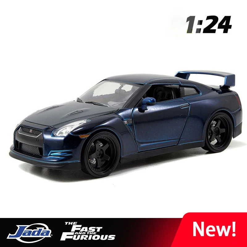 

JADA 1:24 Nissan GTR R35 Paul Toy Alloy Car Diecasts & Toy Vehicles Car Model Miniature Scale Model Car Toys For Children