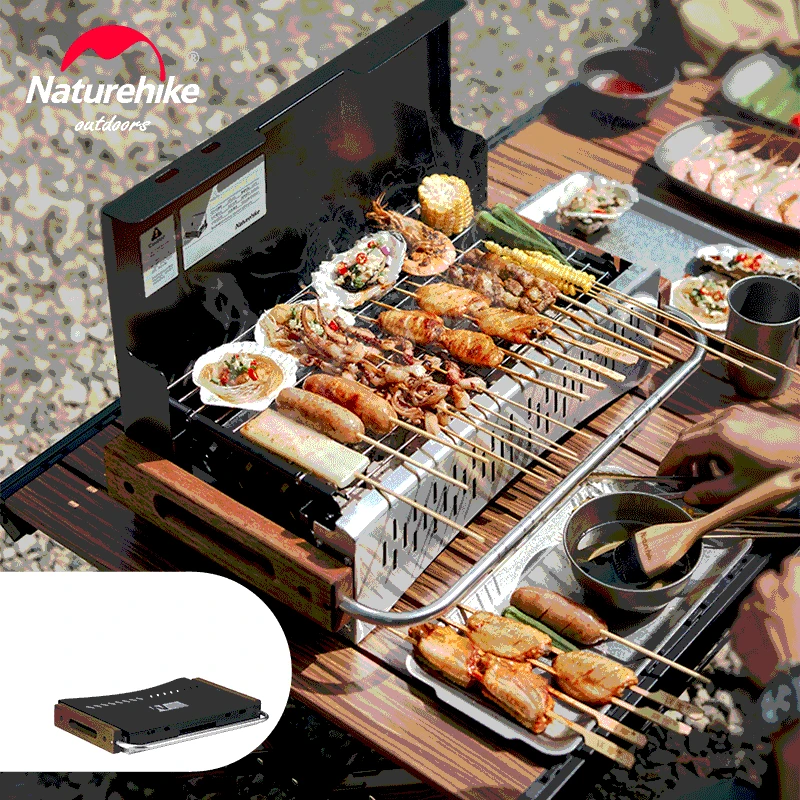 NaturehikeBBQBarbecueGrillOutdoorFoldableGrillGardenPicnicOven
