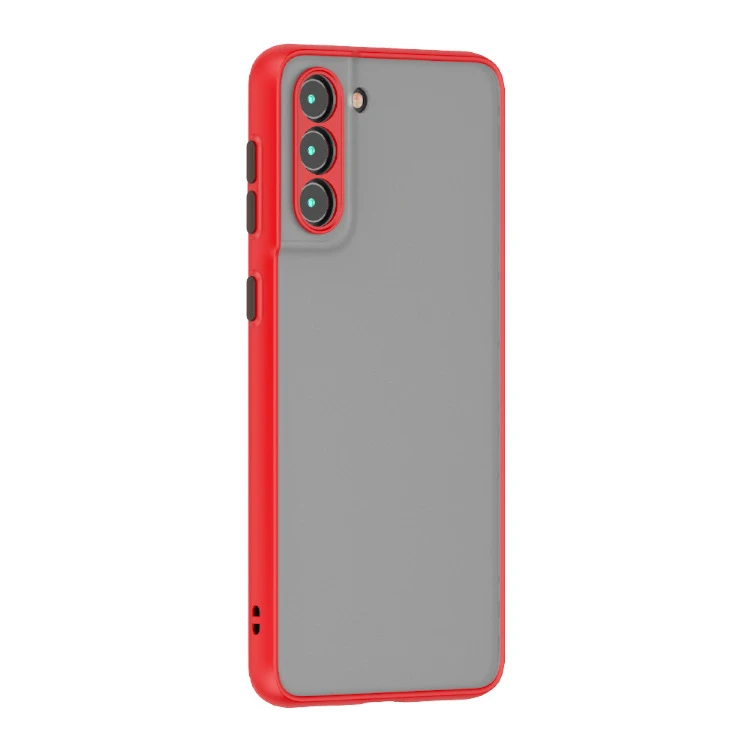 Luxury Skin Feel Armor Shockproof Hard Phone Case - Premium Protective Cover