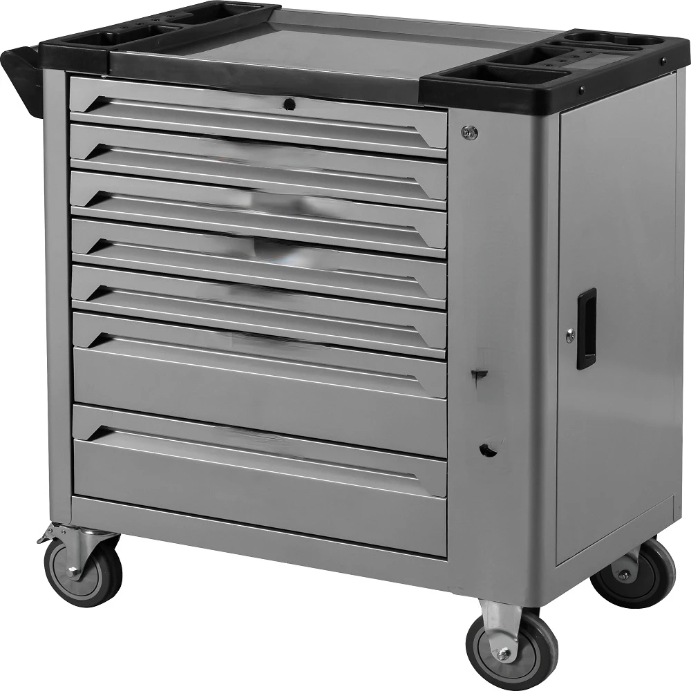 

Garage Storage Auto Repair Metal Workshop Stainless Steel 7 Drawer Steel Tool Cabinet