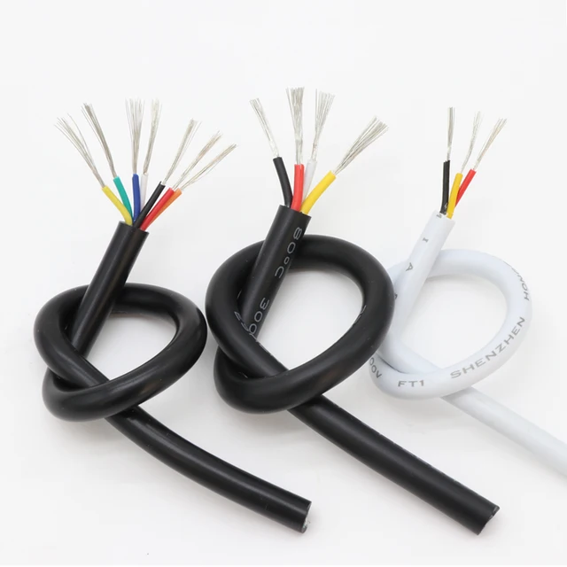Fil de cable gainé, ligne audio de canal, cuivre isolé, fil de commande de signal – Image 4
