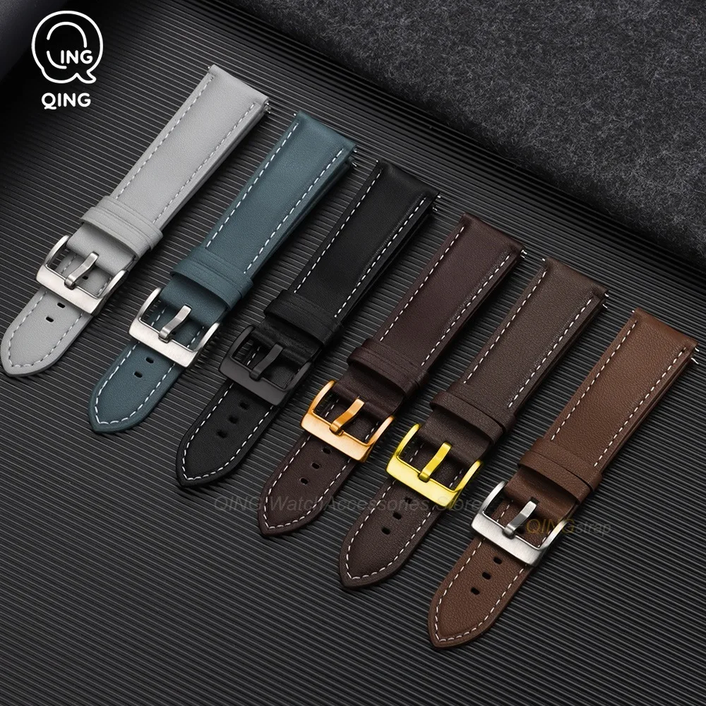 Leather Watchband Replacement Strap - Universal Fit