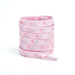 Romantic Pink Heart Shoelaces for Valentine's Day Sneakers (Thrilling - 14)