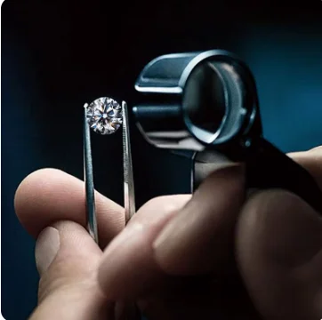 Real Moissanite Certified Lab Grown Pass Diamond tester pen Loose Gemstones Moissanita Stones for Jewelry with GRA