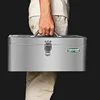 Portable Electrical Empty Box Large Capacity Tool Box Protection Tool Box Stainless Steel Shock-proof and Drop-proof Storage Box 2