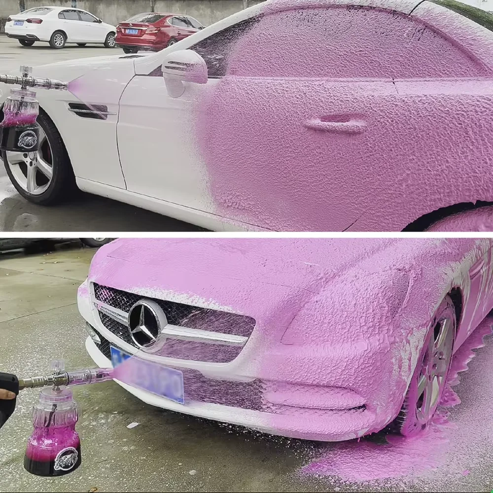포틀랜드 허스키 라이오비 그린워크용 1/4인치 퀵 커넥터가 있는 압력 세척기 알루미늄 폼 캐논 폼 제너레이터 스노우 폼 랜스