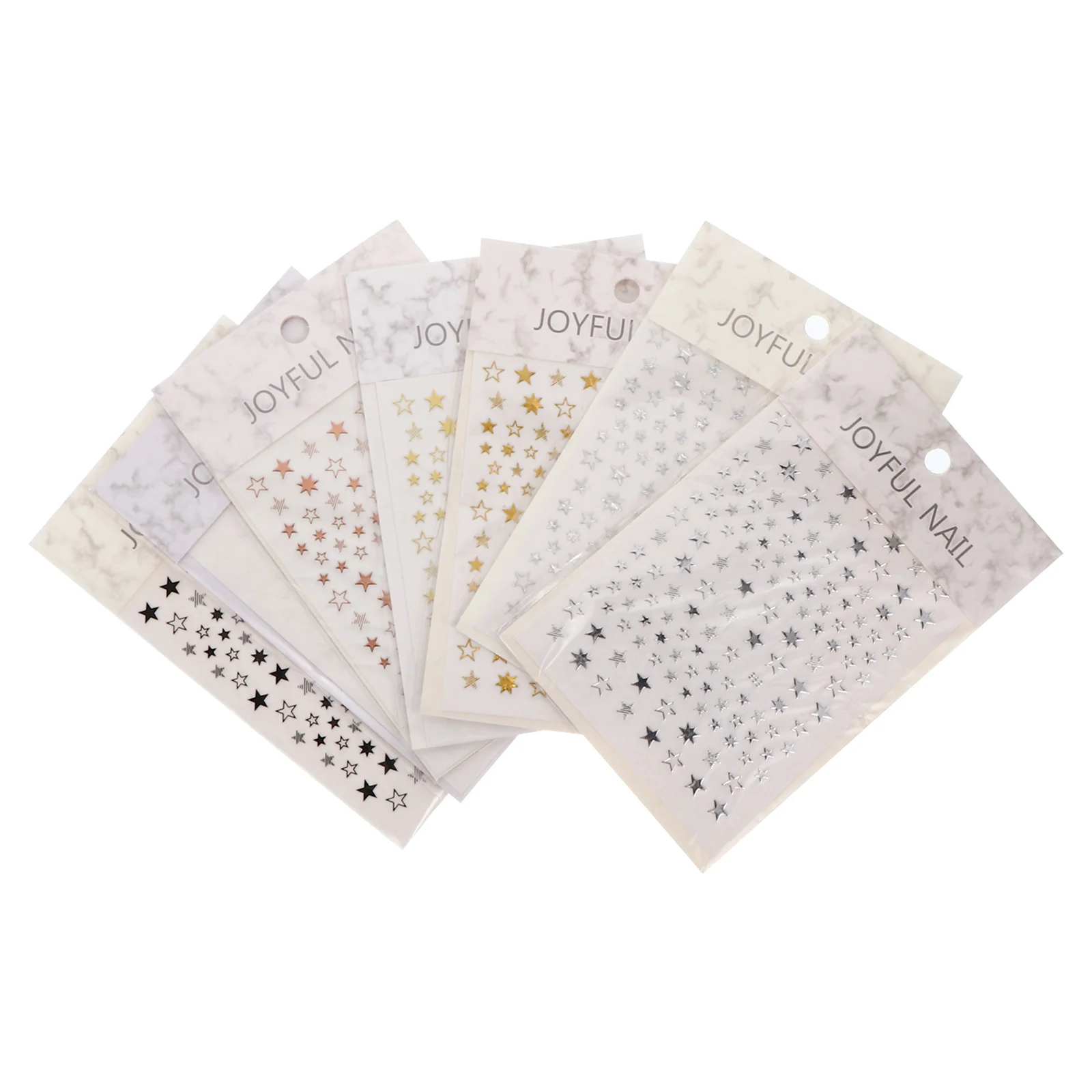 

7pcs Creative Star Nail Stickers DIY Manicure Decors Decorative Nail Decals