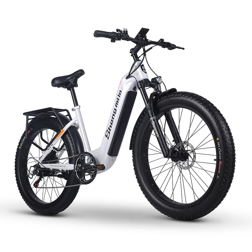 2023 Shengmilo Mx06 Bici Elettrica 48V 500W 17.5Ah Bicicletta Elettrica 26 In Mountain Bike Elettrica Grasso Pneumatico Adulto Ebike