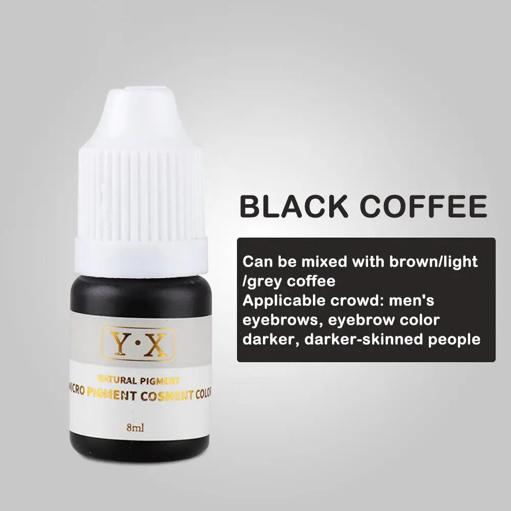 Natural Plants Semi Permanent Eyebrow Tattoo Ink Durable Coloring Beauty Microblading Emulsions Pigment Supplies Makeup