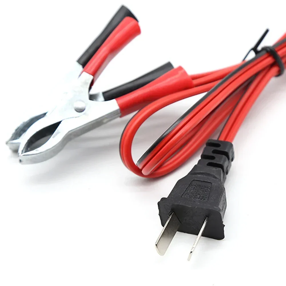 Versatile and Efficient Charging Solution for Gasoline Engine Batteries 1 5m/12V Cable with Clip Battery Cable and Plug