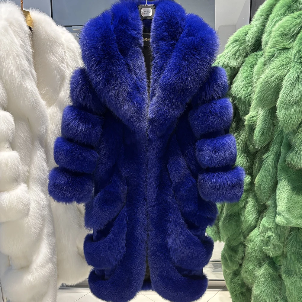 ♥値下げ！高品質ウールロングコート　リアルフォックスファー♥ ファーコート フォックスファーコート ファー レディース 冬 40