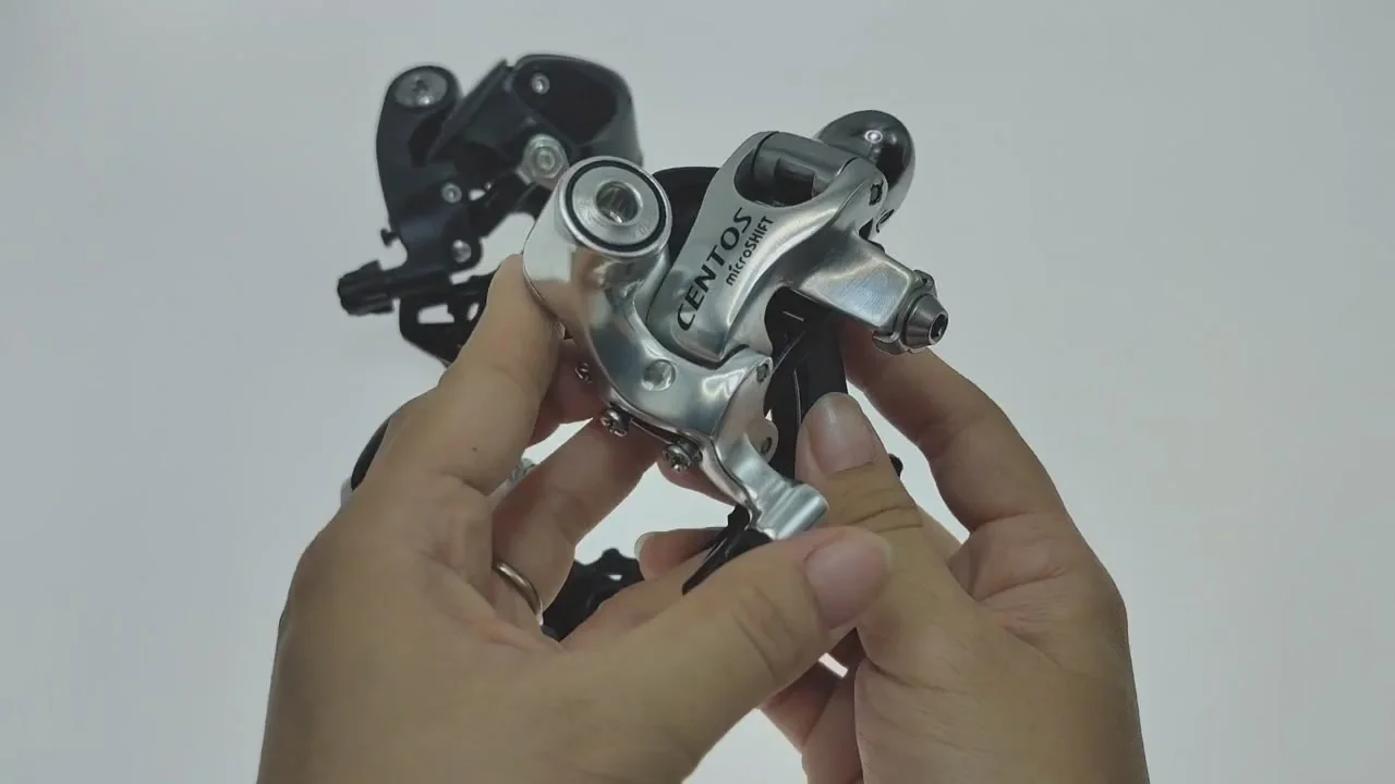 microSHIFT Centos リアディレイラー - 10速ショートケージ ブラック