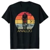 VU Meter Music Sound DB DJ Retro Vintage Classic T Shirt Men Casual Short Sleeve Tees Tops Harajuku Analog Audio Mens Clothing 2