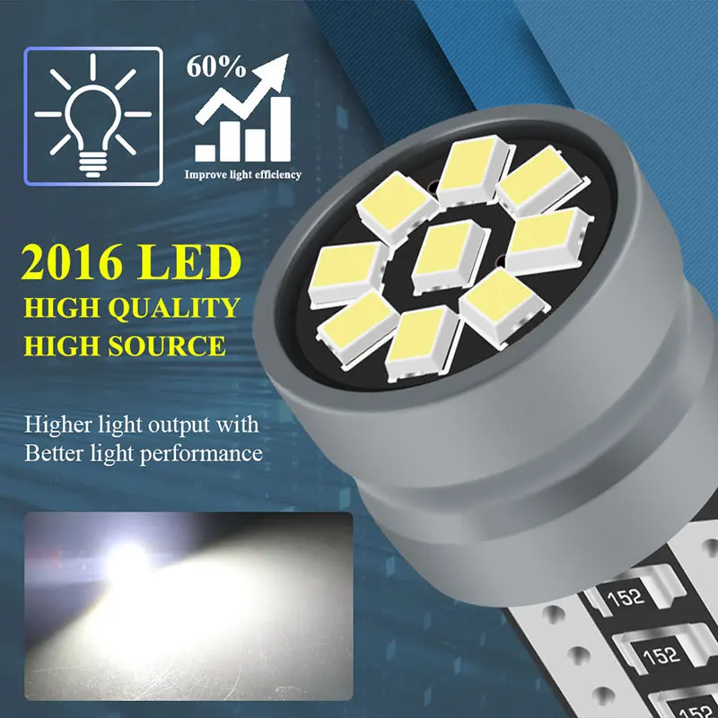 2016 ���� �����Ʈ LED ĵ���� �ڵ��� ���׸��� ���� �� ����, �ڵ��� ���� ���� ���� ���� ���̵� ����, ���� ����, T10 W5W WY5W, 10 ��