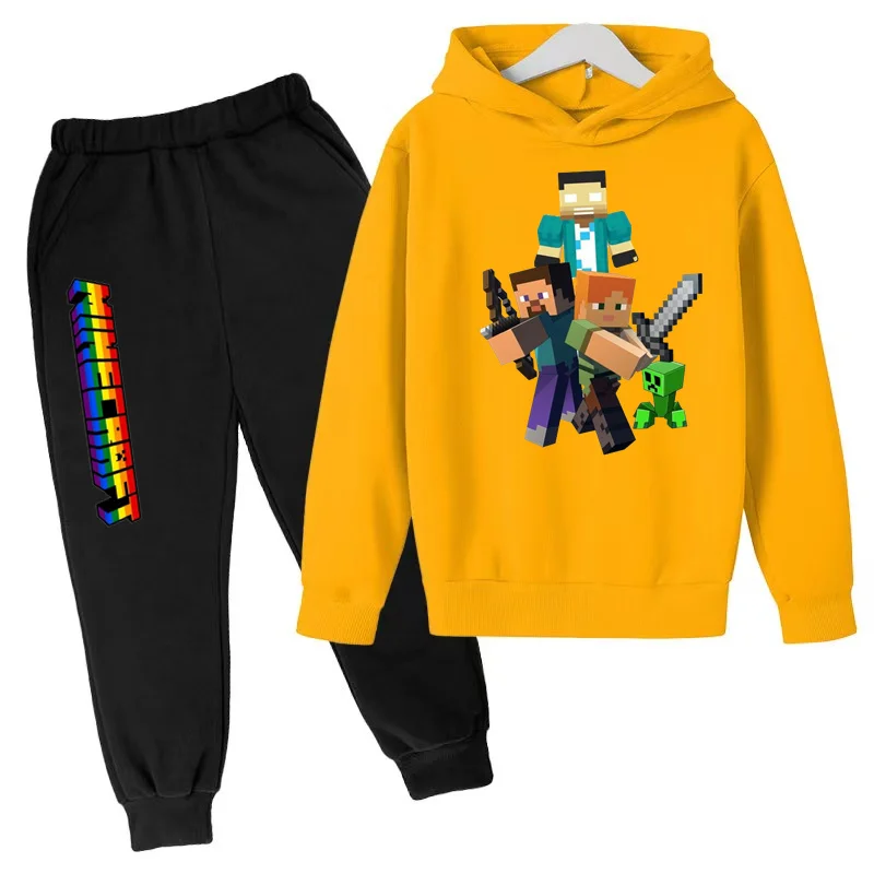 Fall/Winter Sports Kids Hoodie Set Kids Top + Pants Casual Charming Coat Multi-colored Boys and Girls Ages 3-13 Gift kids clothing set,kids sports suit,children sports suit,kids sweatshirt set