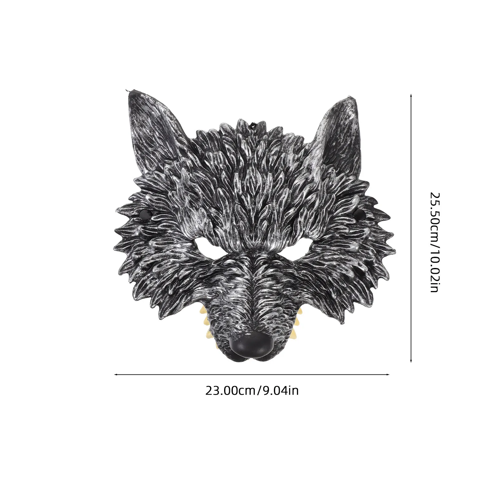 1 세트 늑대 코스프레 의상 키트 할로윈 파티 카니발 축제 무대 공연을위한 현실적인 마스크 장갑 꼬리