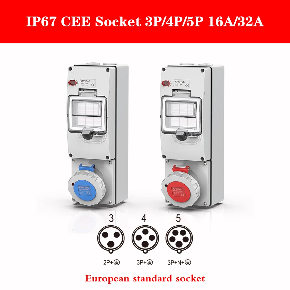 CEE-Stecker 32A 5p 1h IP67 Notstrom, 34,16 €