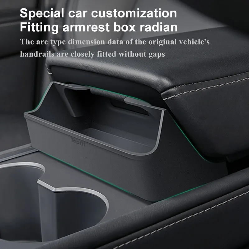 Central Control Armrest Box Glasses Pocket For Tesla Model 3 Y 2022 2023 Car Accessories Glass Case Storage Casket Auto Parts