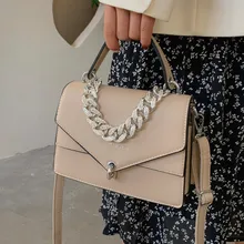 

Fashion Chain Crossbody Bag Female Luxury Pu Leather Shoulder Bag Small Flap Handbags Women's Casual All Match Messenger Bag Sac