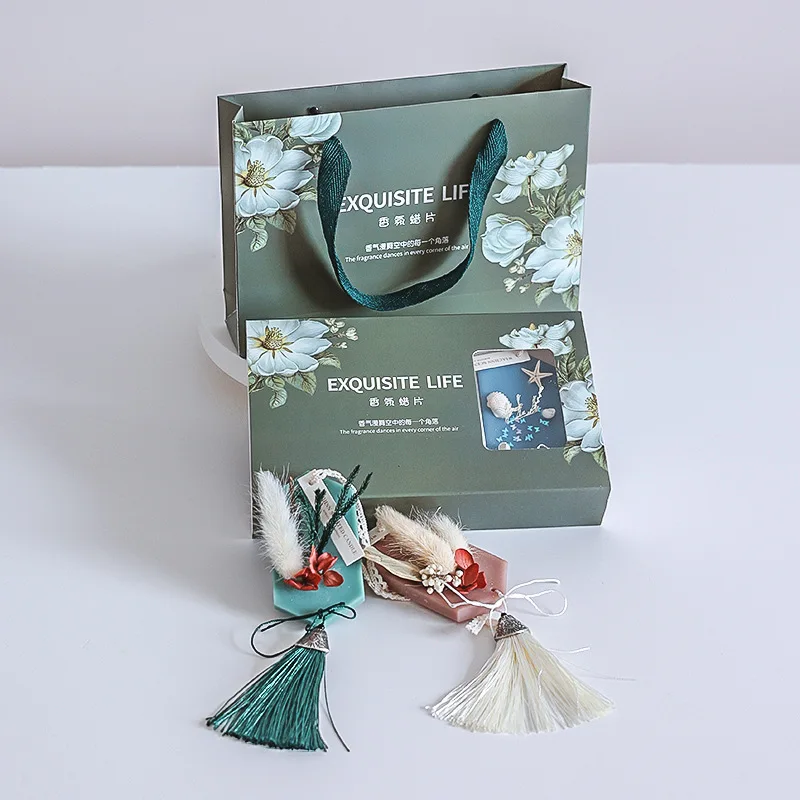 

Different Fragrance Aromatherapy Wax Sheet Tablet Gift Box Gift For Friends Aromatic Wax Scented Tablet Air Freshener