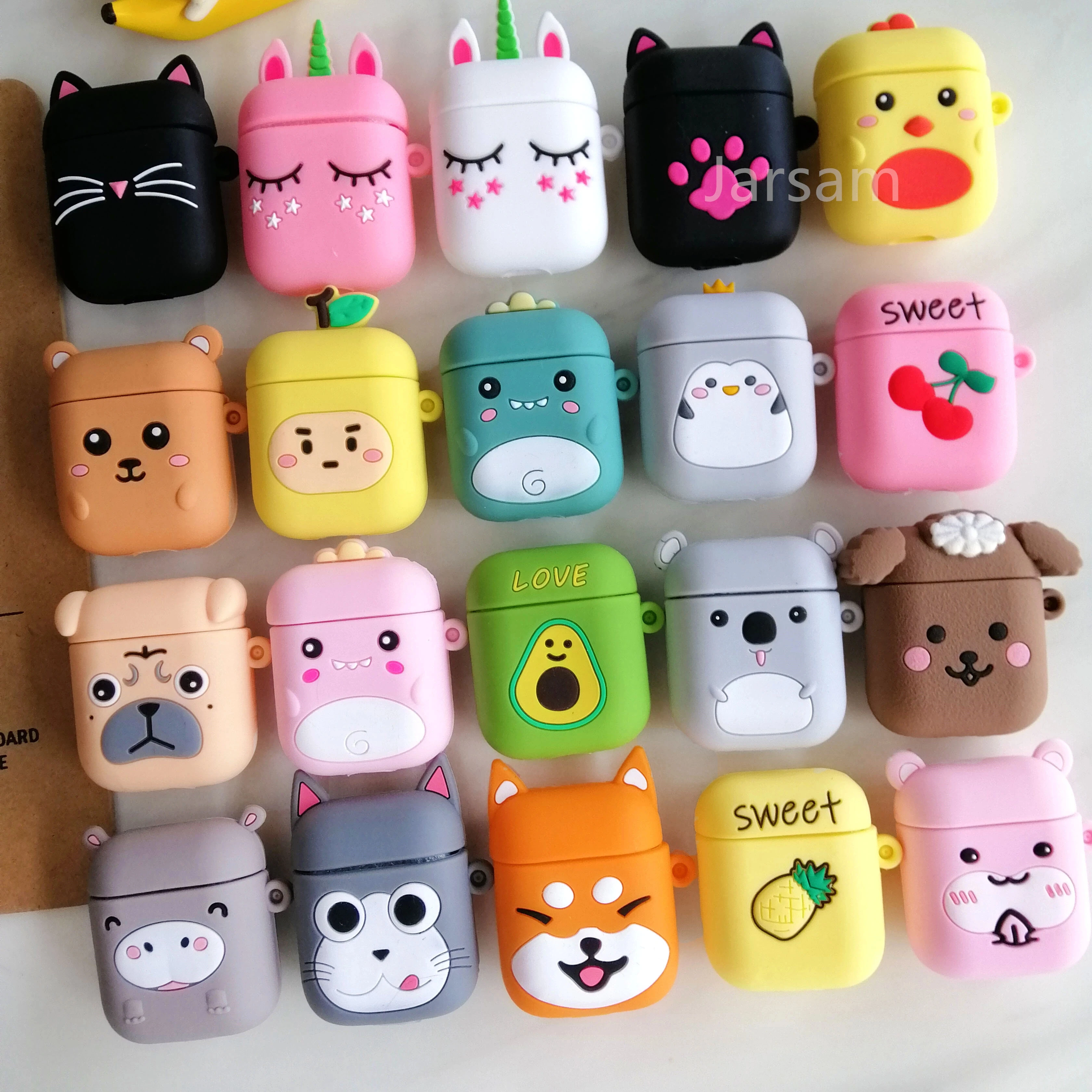 Earphone Case Cute Earphone Case For Airpods Pro Silicone Wireless Headphone Case For Airpods Case Cover Accessories Protective