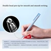 KACO Cute Gel Pen Set, 4pcs 0.5mm Black Ink Press Students Writing Brush, Quick Drying Signature Pens Office School Supplies 필통 4