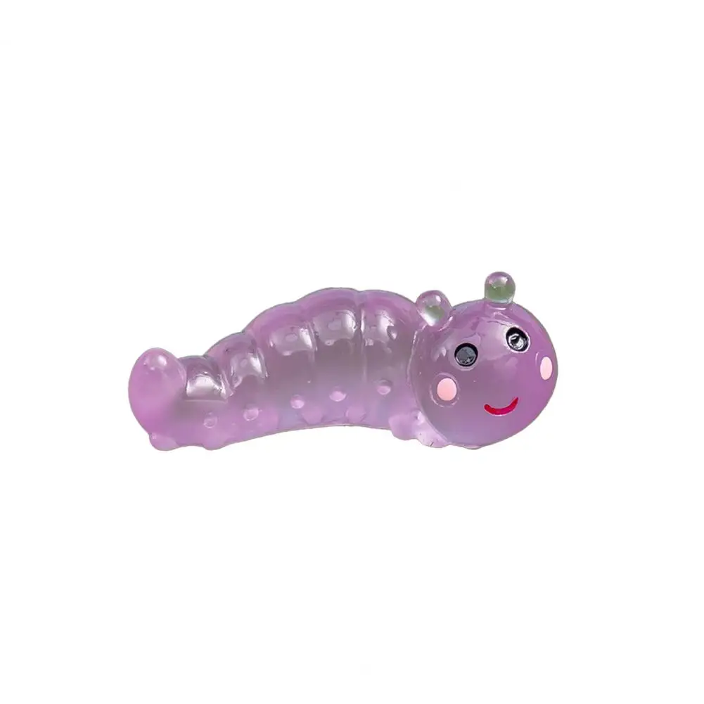 

Caterpillar Miniature Ornament Resin Mini Caterpillar Figurines Diy Fairy Garden Decor for Car Dashboard Home Ornament 6pcs