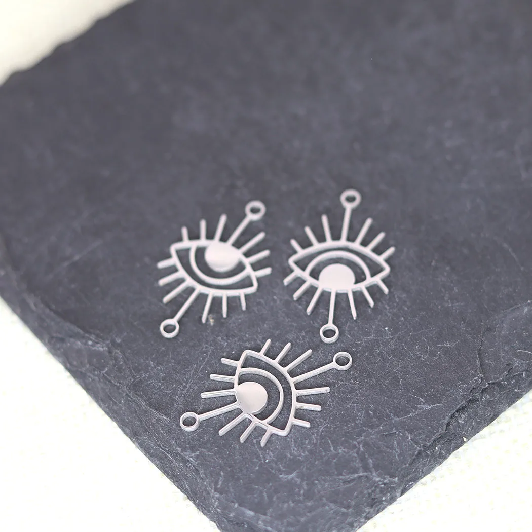 

3 шт./партия, подвески в виде глаз из нержавеющей стали