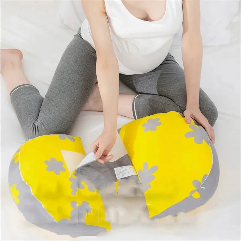U-Shape Pregnancy Pillow Multifunctional Pregnant Woman Side Sleeping Pillow Maternity Waist Pregnancy Supplies 1Piece pregnancy pillow