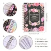 65 sheets Floral A6 Password Keeper Book with Alphabetical Stickers for Internet Website Address Login Secure Password Organizer 2