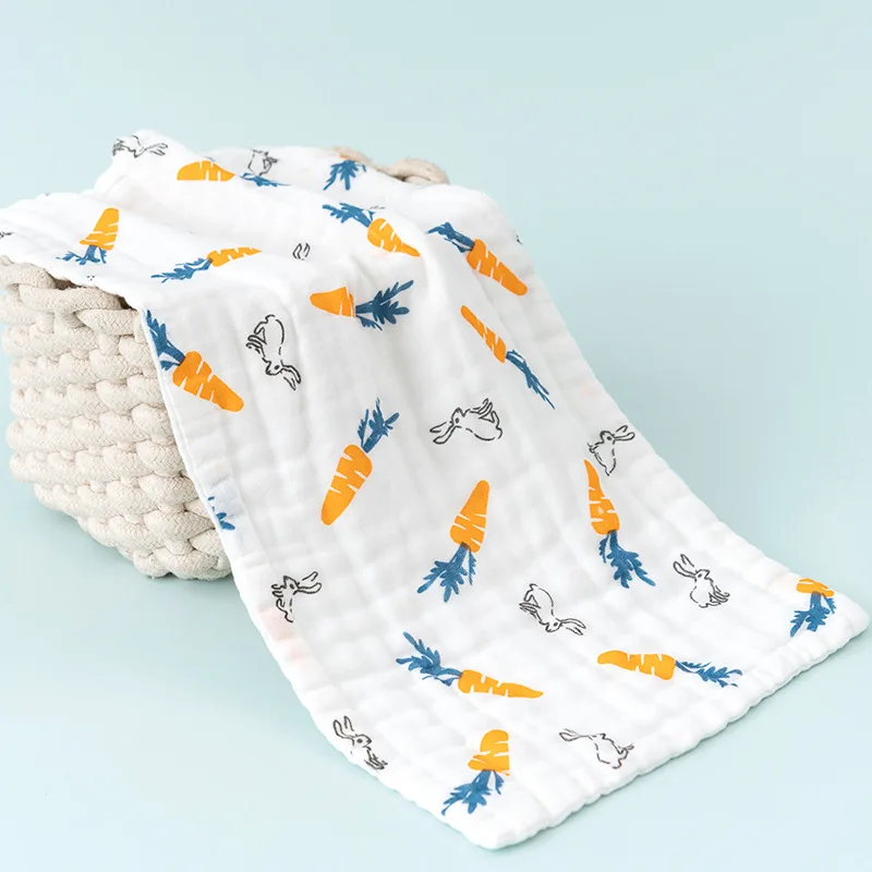 Baby Cotton Bath Towel 6 Layers Gauze Washcloth