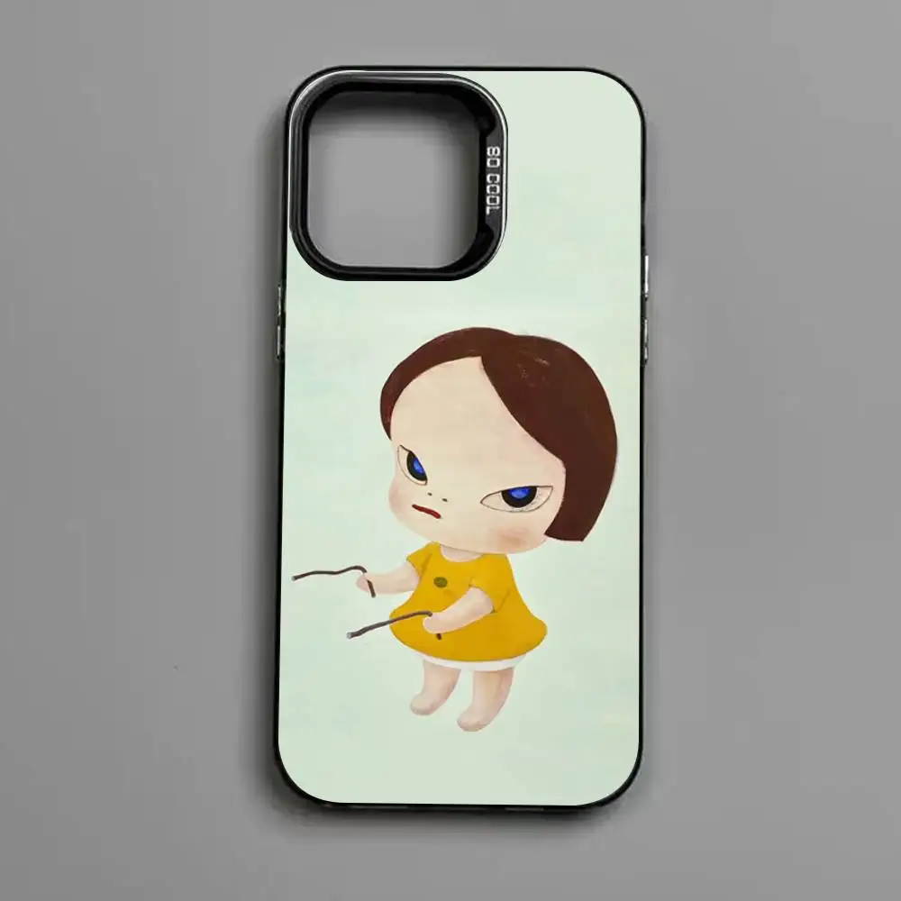 Japan Yoshimoto Nara Cartoon Girl Colorful Phone Case