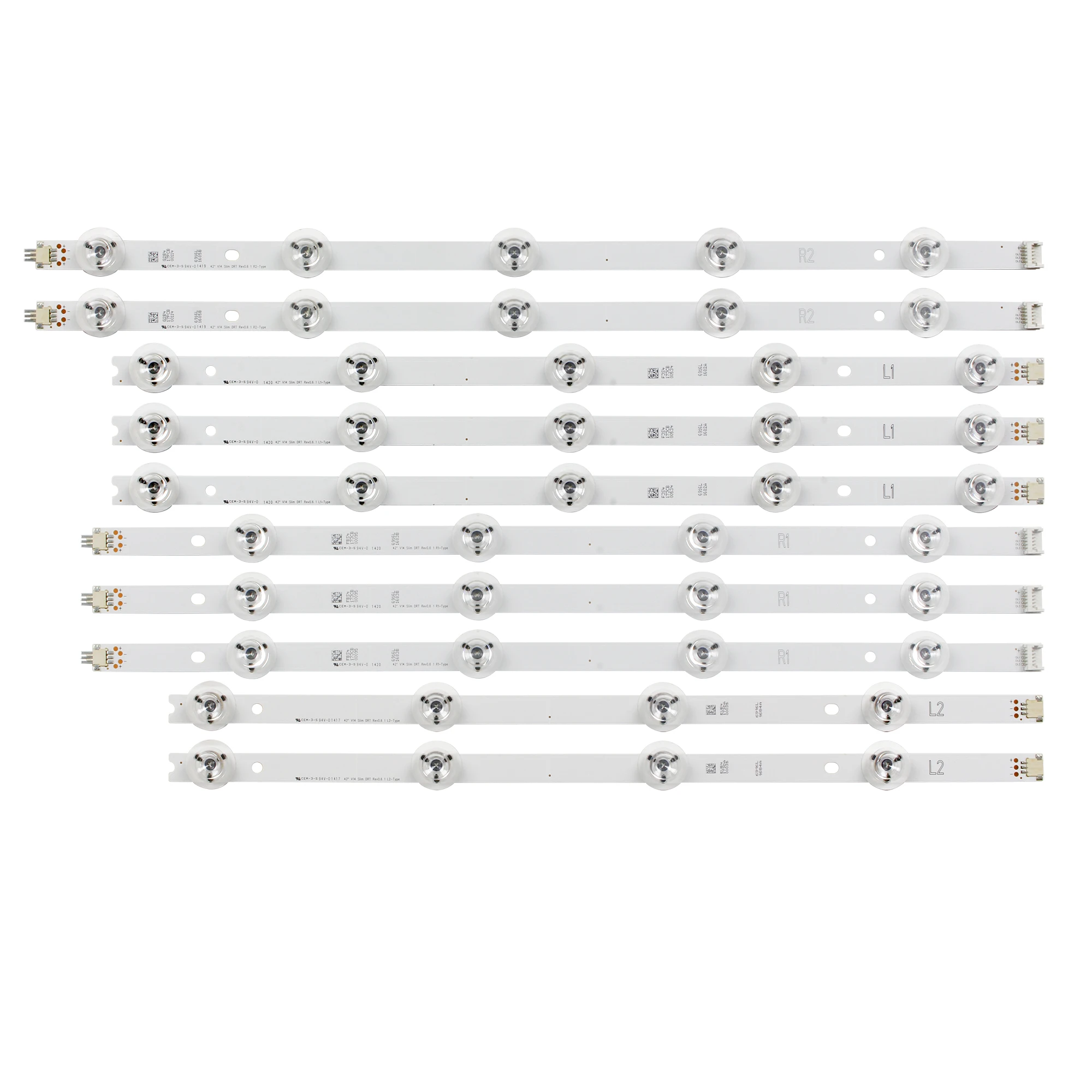LED Backlight strip For LG 42"TV V14 Slim DRT Rev0.6 6916L 1682A 1684A 1683B 1685B LC420DUH LG42LB673 42LY970H 42LB671V 42LB700V