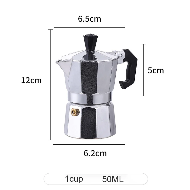 Professional Aluminum Moka Coffee Maker - غلاية قه...