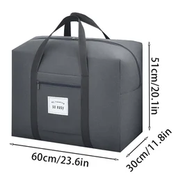 Versatile Large Capacity Foldable Travel Storage Bag (Grey - XL)