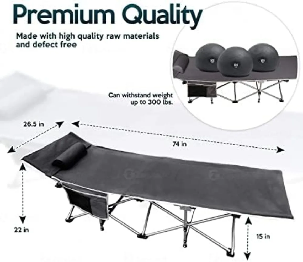 Folding Outdoor Travel Cot 4