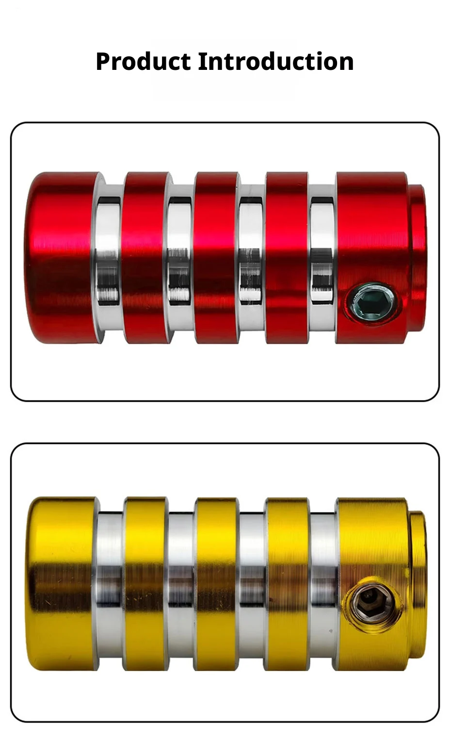 SEAMETAL Motorrad-Schalthebelabdeckung CNC Aluminium Rutschfester Schalthebelschutz Pedale Universal Passend Zubehör – Detail 3