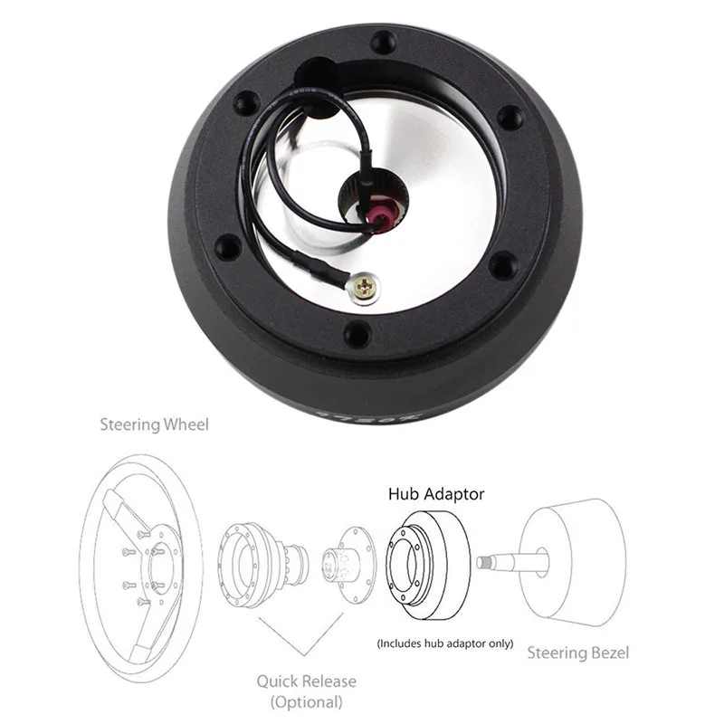 Racing Steering Wheel Short Hub Adapter Boss Kit 160H For Hyundai Mazda Kia