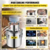 VEVOR 3/5/8 Gal Water Alcohol Distiller, Distillery Kit w/Circulating Pump, Alcohol Still Copper Tube, w/Build-In Thermometer 4