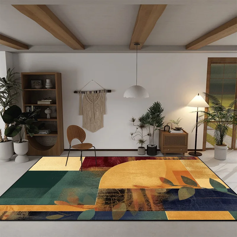 Modern Abstract Carpet for Living Room Decorative Home Sofa Table Area Large Rugs Bedroom Lounge Non-slip Floor Mat Customizable 2