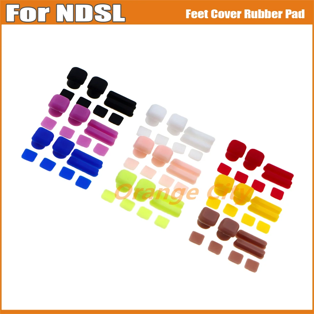 

100Sets 9 Colors Screw Feet Cover for DS Lite for NDSL Game Console Screw Feet Cover Rubber Pad for ndsl