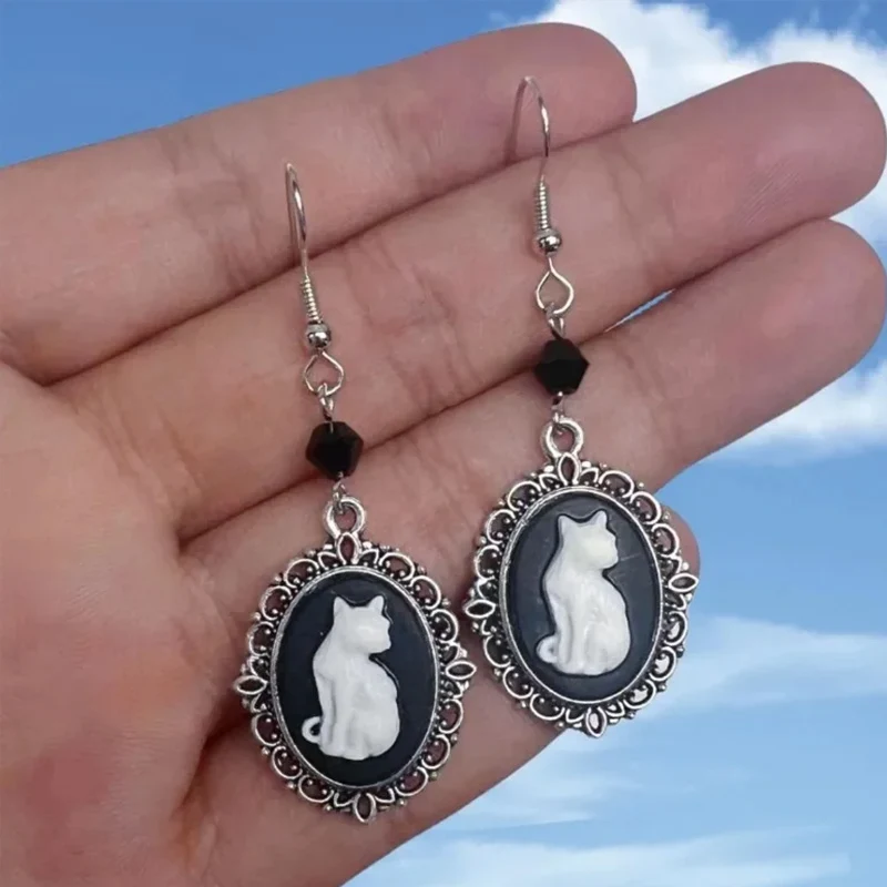 Vintage Cat Earrings