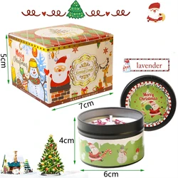 Aromatherapy Scented Candle Gift Set with Dried Floral Accents (Lavender)