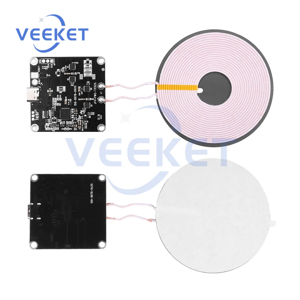 

14MM Long Distance 15W High Power Wireless Charger Module PCBA Module 12V Fast Charging Charging Board Large Coil Industrial DIY
