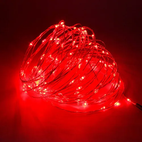 구리 와이어 LED 스트링 조명, 휴일 조명, 요정 화환, 크리스마스 트리, 웨딩 파티 장식, 1M, 2M, 3M, 5M, 10M 7