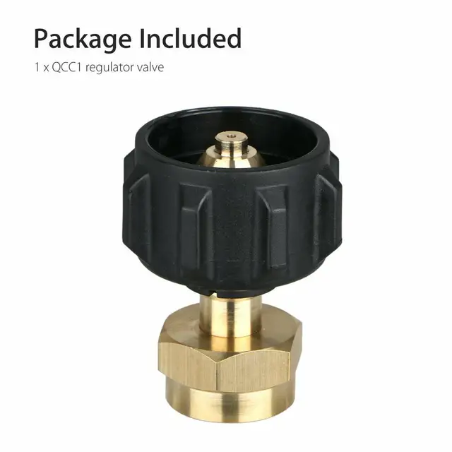 Propán Újratöltő Adapter Alacsony Nyomású Gázszabályozó Beépített Biztonsági Funkciók1Lb Henger Tartály Csatlakozó Fűtő Palack - Image 3