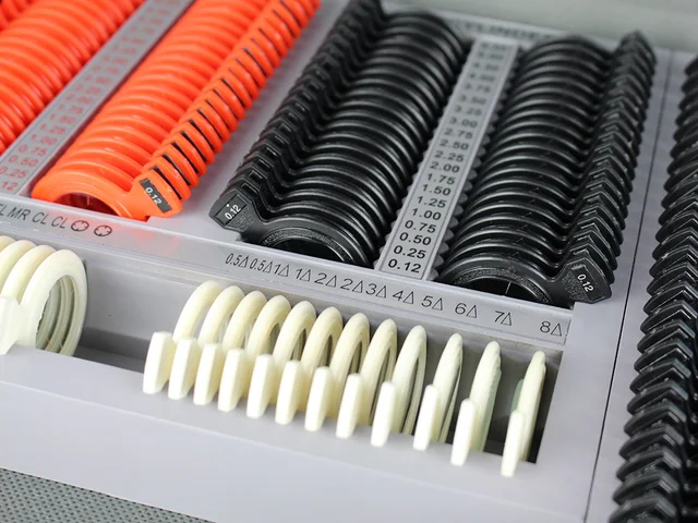 AISITESY Kit Lenti Ottiche Prova 266 Pezzi - Set Completo Con Custodia Alluminio Per Test Oculistici - Foto 13