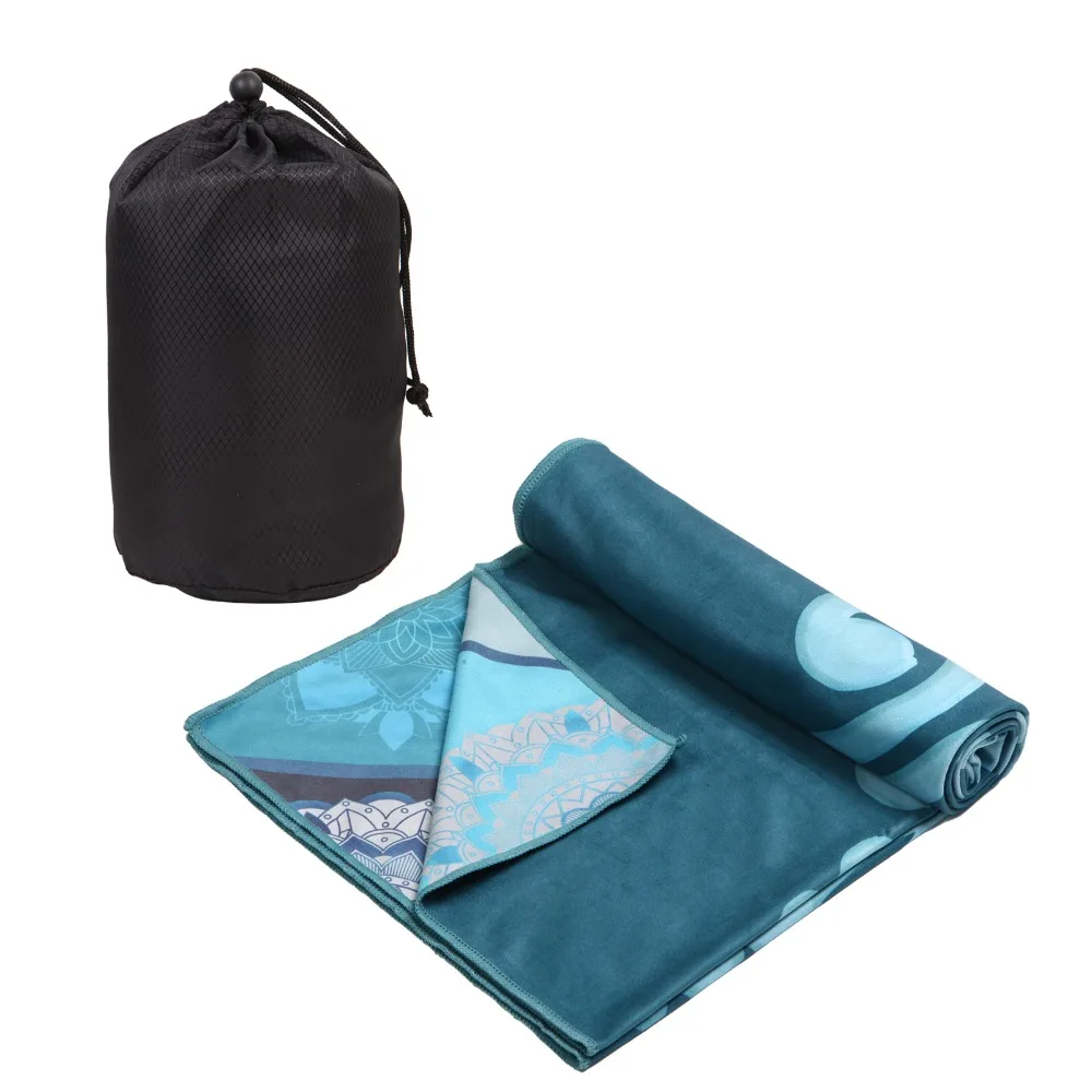 Dual-Sided Absorbent Quick-Dry Microfiber Yoga Mat Towel - Non-Slip with Skidless Technology